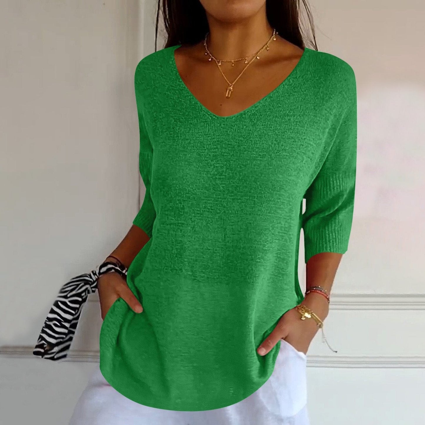 Vrouwelijke Elegant Blouse Relaxed Fit