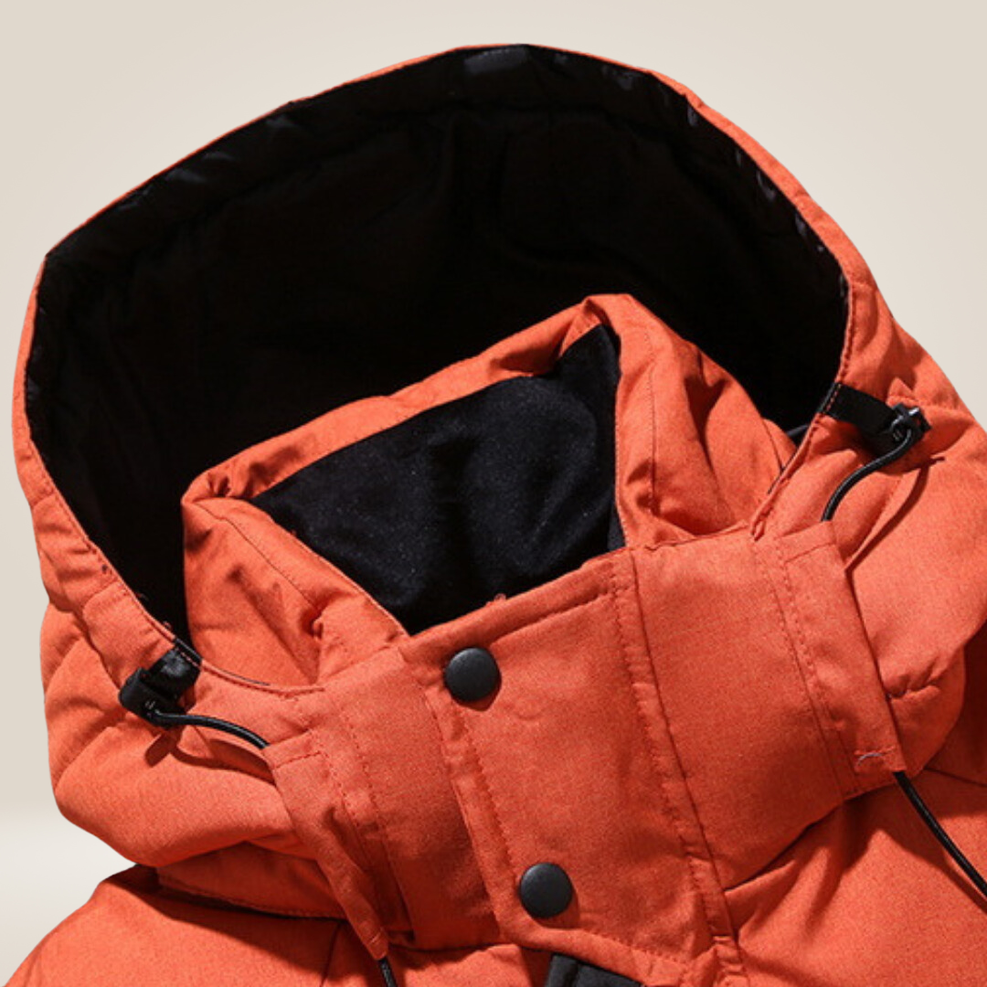 Warme Winterjas Comfortabel Design voor Heren