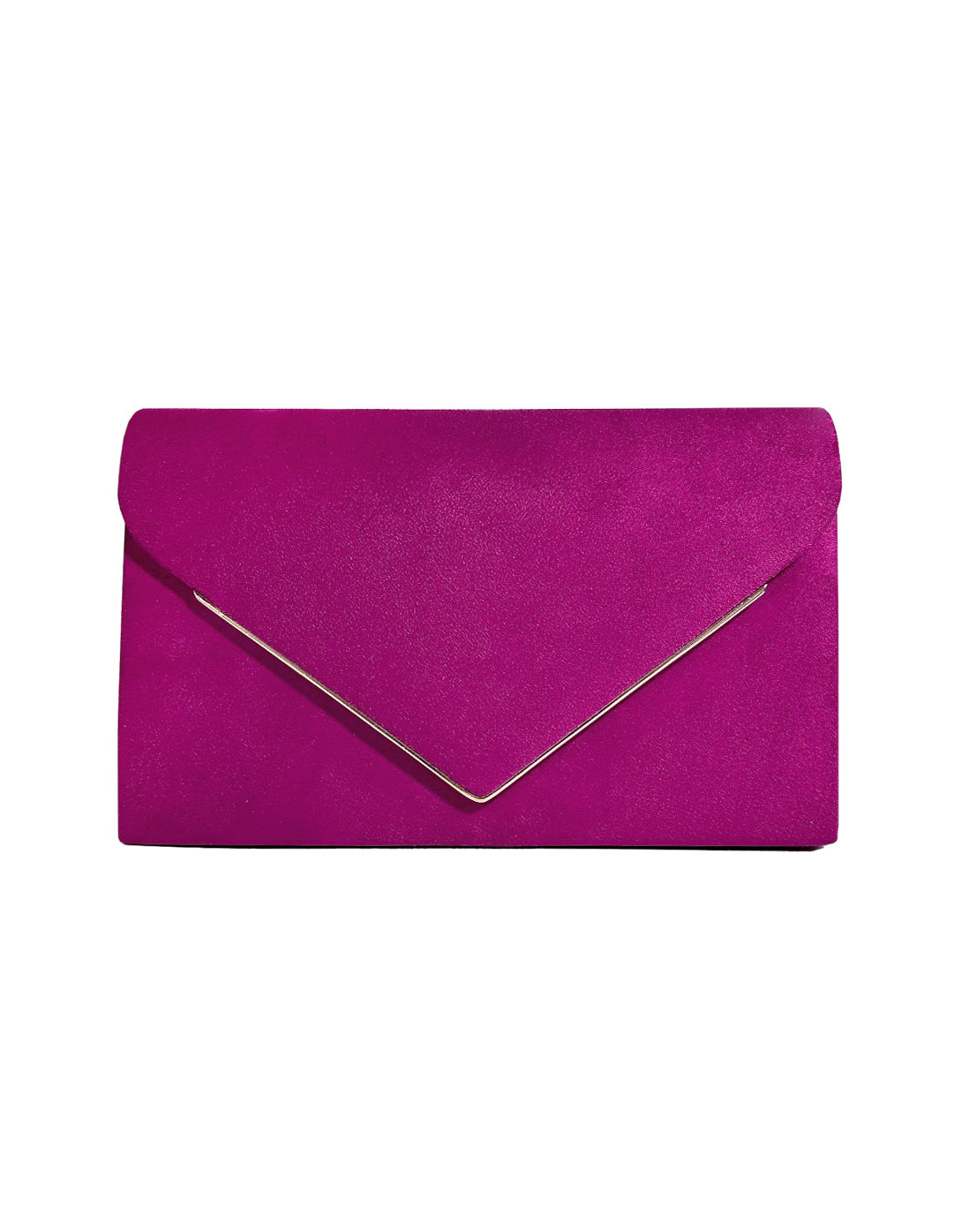 Fluwelen Avondclutch Suède Look Elegant