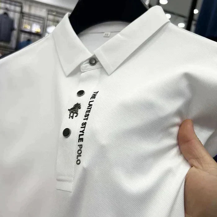 Heren Polo Shirt Kreukvrij Stretch Comfortabel