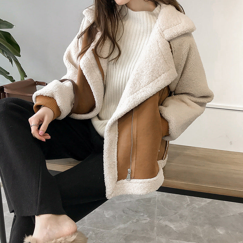 Dames Winterjas Suède Warm en Stijlvol - StudioMarella