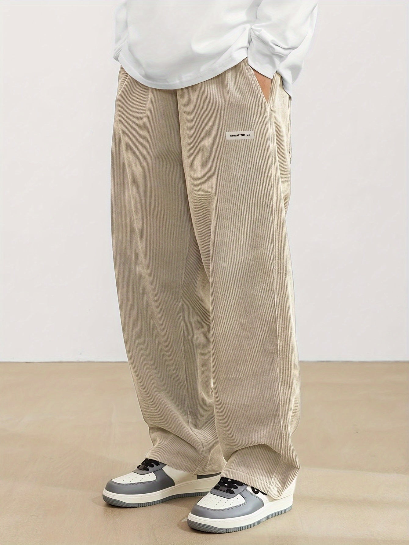 Heren Corduroy Broek Zachte Stof Comfortabel