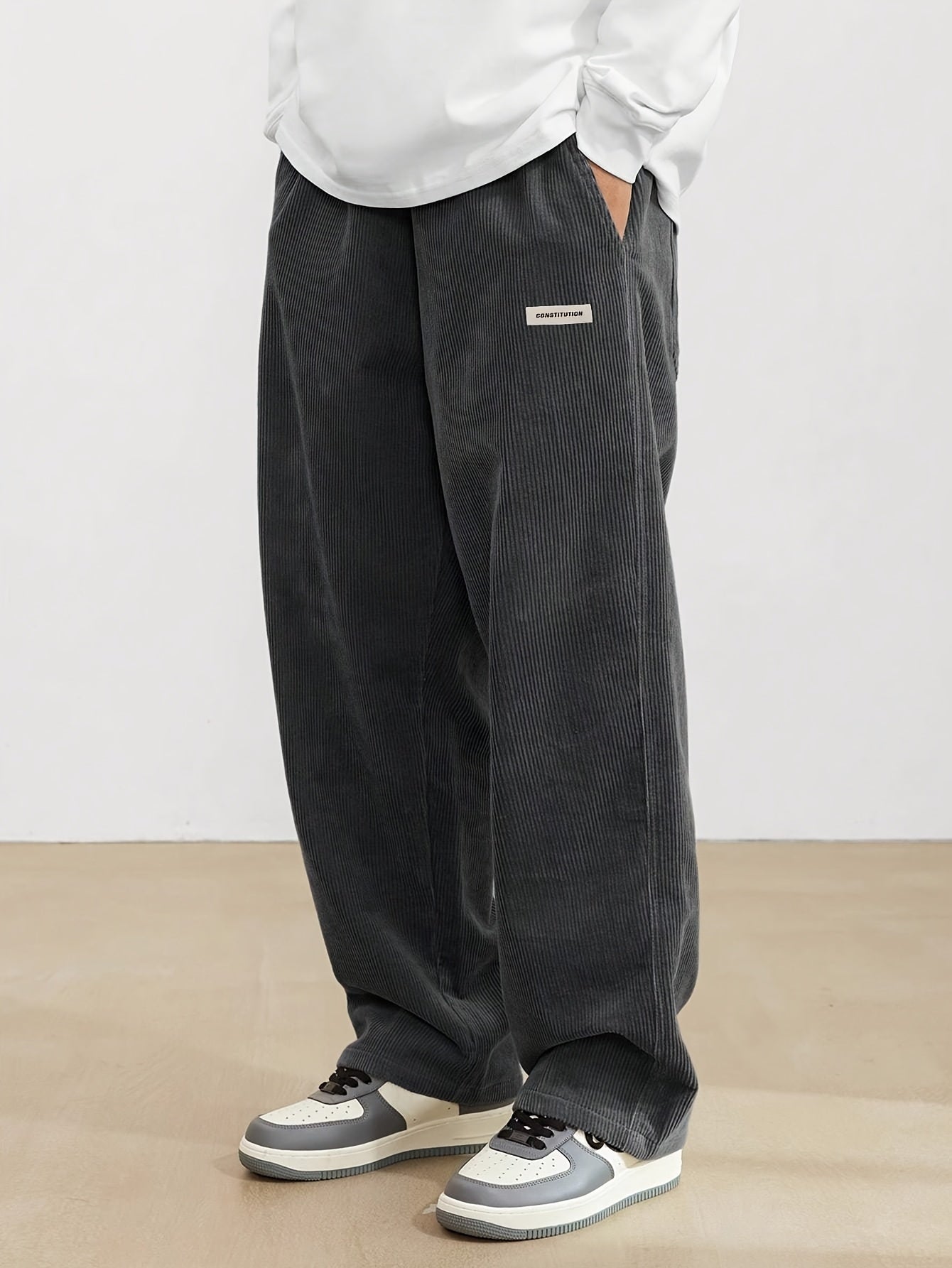 Heren Corduroy Broek Zachte Stof Comfortabel