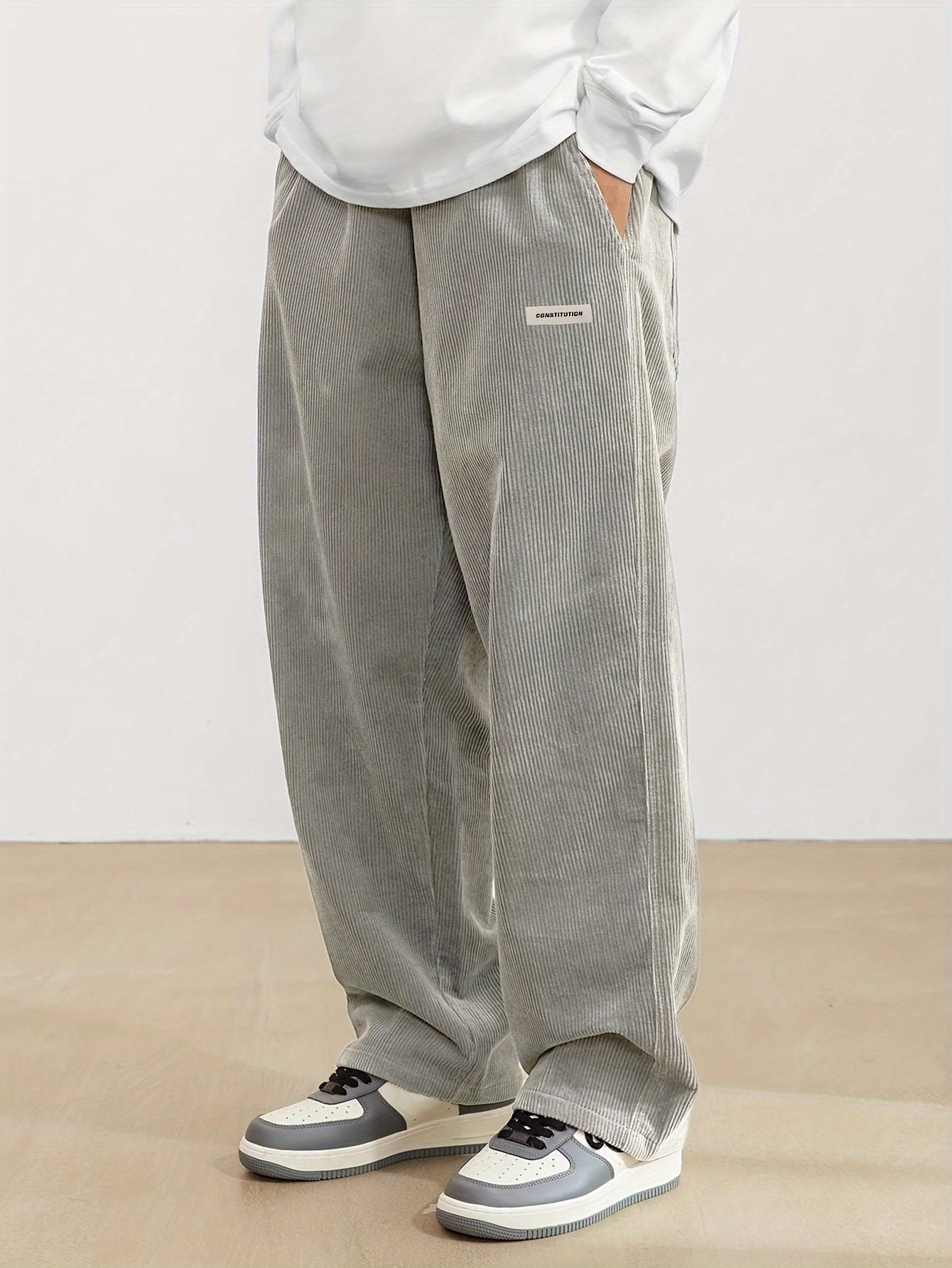 Heren Corduroy Broek Zachte Stof Comfortabel