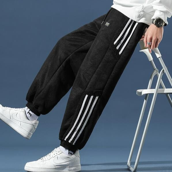 Heren Joggingbroek Sherpa Voering Warm en Zacht