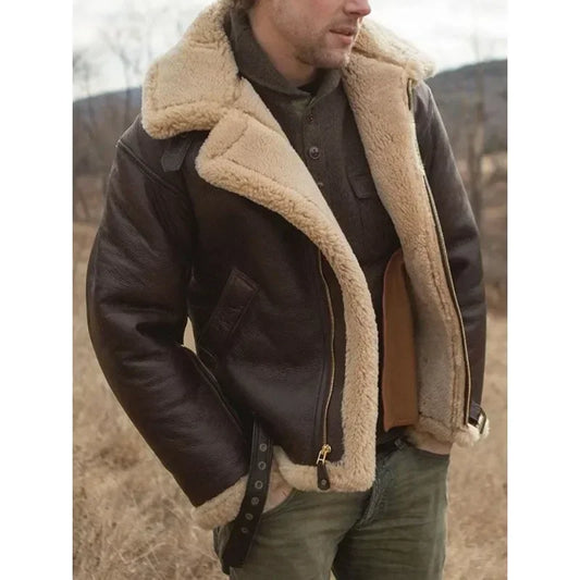 Leren Aviator Jas voor Heren Vintage Stijl - StudioMarella
