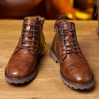 Leren Ritsboots voor Heren - Strak en Comfortabel
