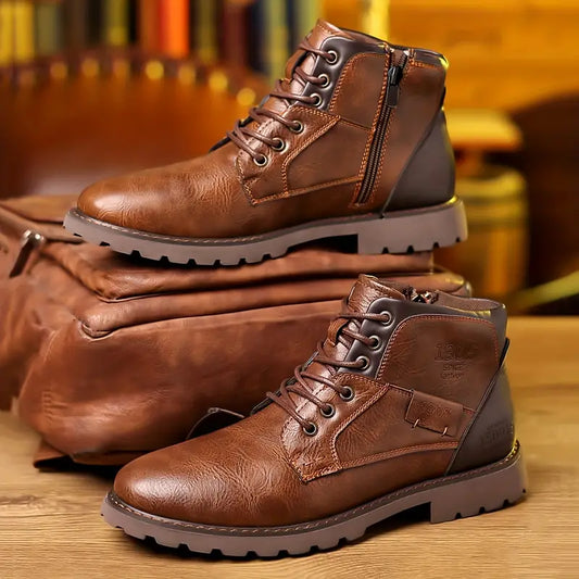 Leren Ritsboots voor Heren - Strak en Comfortabel - StudioMarella