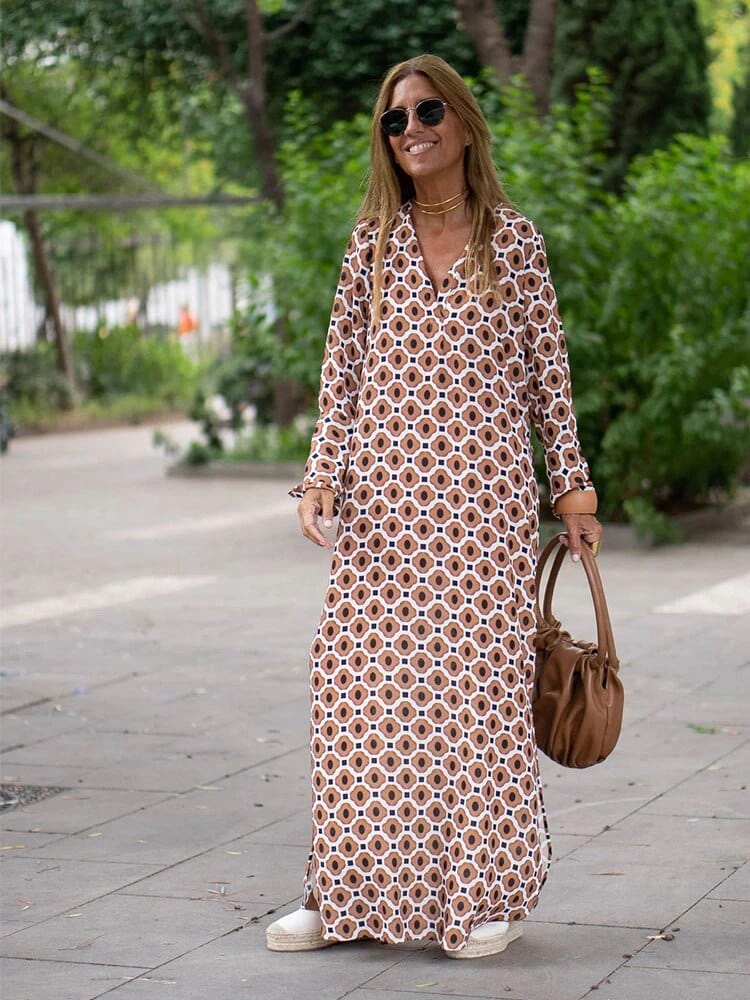 Vrouwelijke Zomerjurk Groen Elegant Model