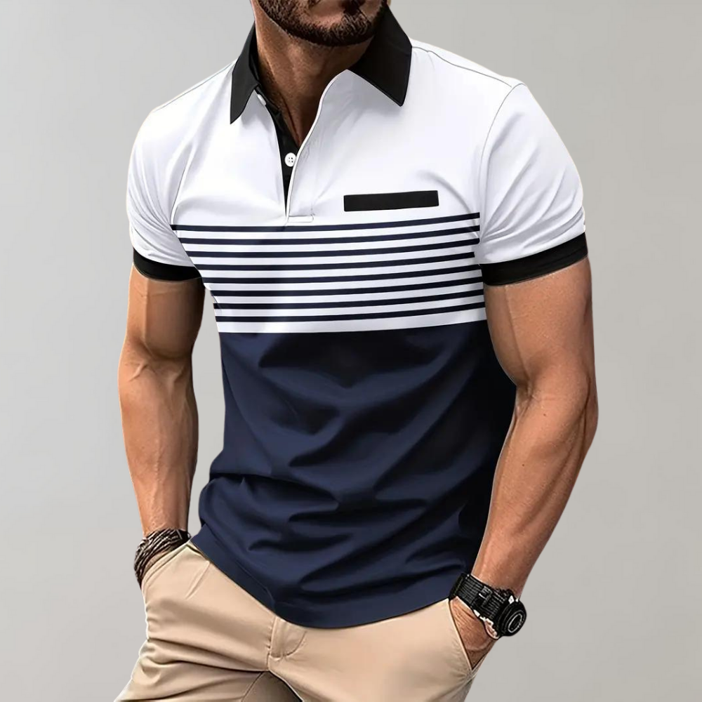 Heren Poloshirt Zomer Modern Zachte Kwaliteit - StudioMarella