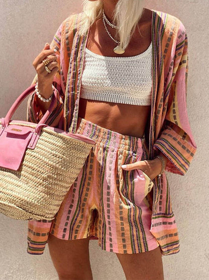 Zomer Set Dames - Losse Casual Top en Shorts Vakantie - StudioMarella