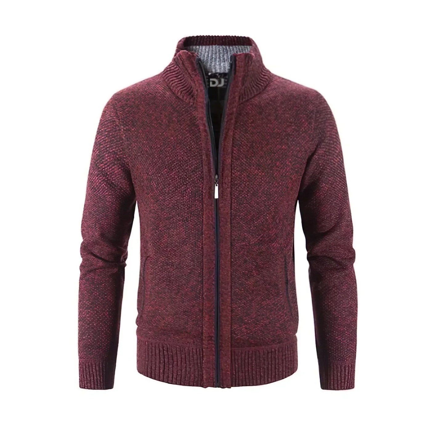 Heren Vest Grofgebreid Rits Vest Warm en Stijlvol