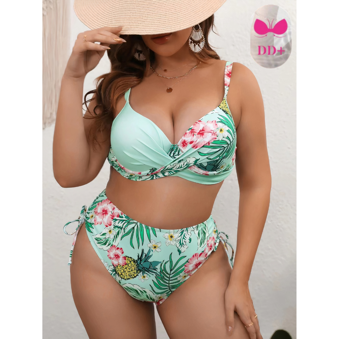 Dames Bikini Oversized Bloemenprint Tweedelig - StudioMarella