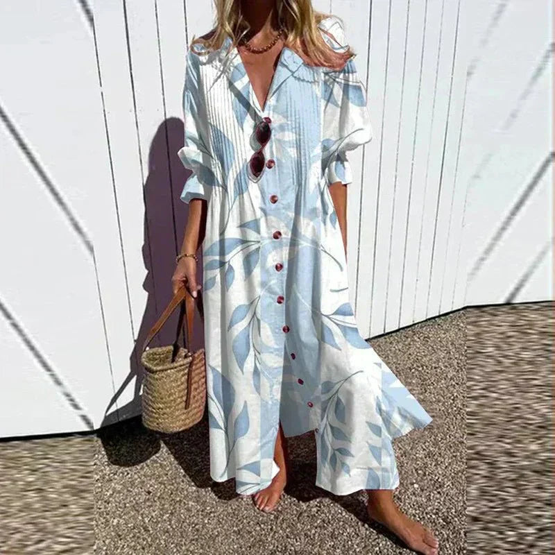 Dames Boho Jurk Losse Pasvorm
