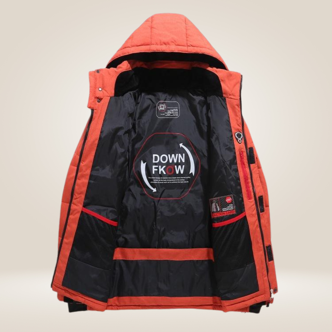 Warme Winterjas Comfortabel Design voor Heren