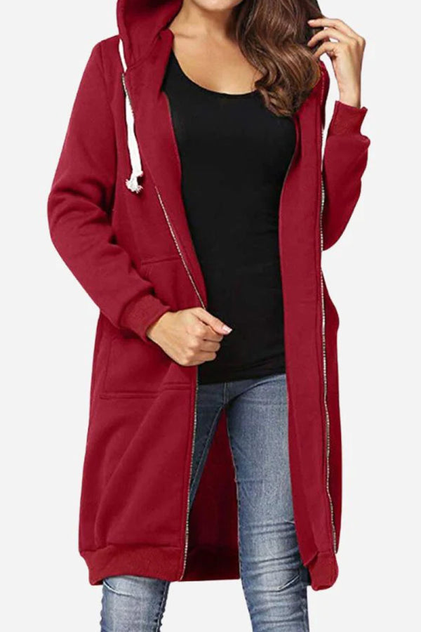 Softshell Felpa met Capuchon Lange Rits