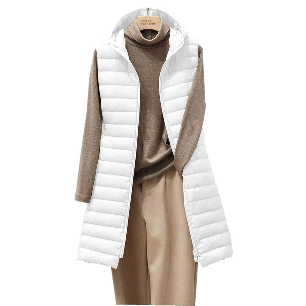 Dames Vest met Capuchon Lichtgewicht Warm voor Herfst en Winter