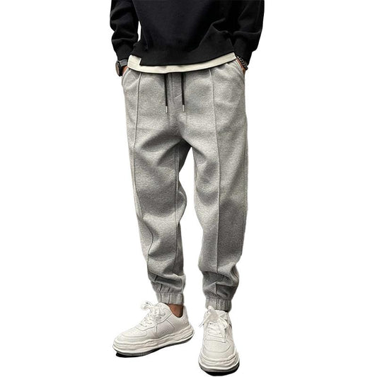 Herensportbroek Elastische Band Zwart Comfortabel Sportbroek - StudioMarella
