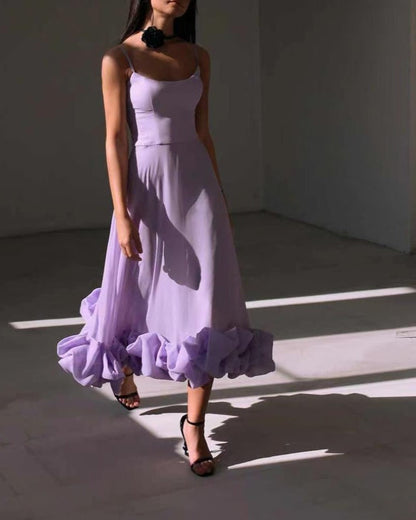 Elegante Midi Jurk voor Vrouwen Zwart Effen Model