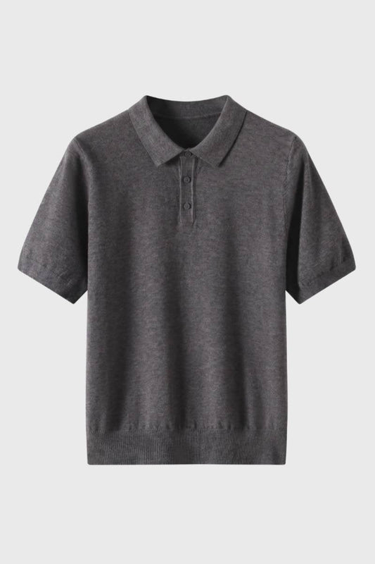 Polo Shirt Heren Korte Mouwen Klassiek Gebreid - StudioMarella