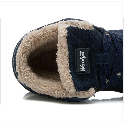 Heren Winterschoenen Warm en Waterdicht met Bontvoering