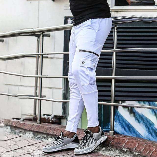 Heren Joggingbroek Katoen Comfortabel met Trekkoord en Zijzakken
