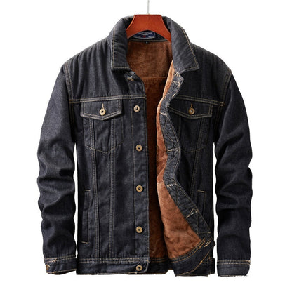 Heren Denim Jas Sherpa Voering Warm en Stoer - StudioMarella