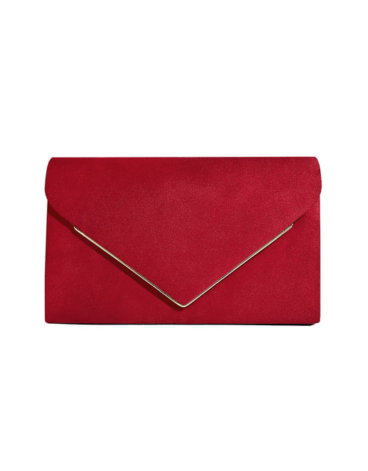 Fluwelen Clutch Avondtasje Suède Stijl Elegant - StudioMarella