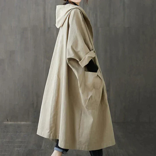 Oversized Trenchcoat Dames Langer Model - StudioMarella