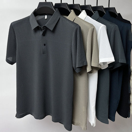 Heren Poloshirt Wit Zwart van Hoge Kwaliteit - StudioMarella
