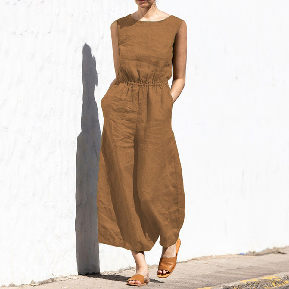 Vrouwelijke Jumpsuit Zomerjurk Comfortabel en Stijlvol