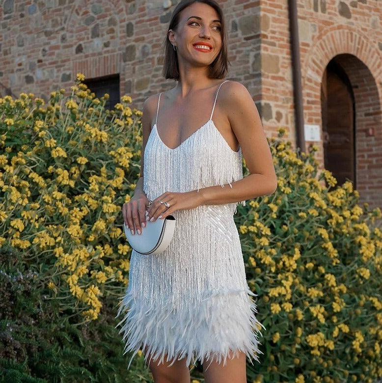 Cocktailjurk Rumba Samba Dansfeestjurk Glitter - StudioMarella