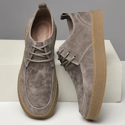 Heren Sneaker van Wildleder Comfortabel Elegant
