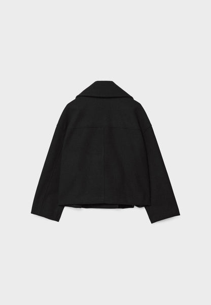 Dames Korte Jas Warm Double Breasted Stijlvolle Look