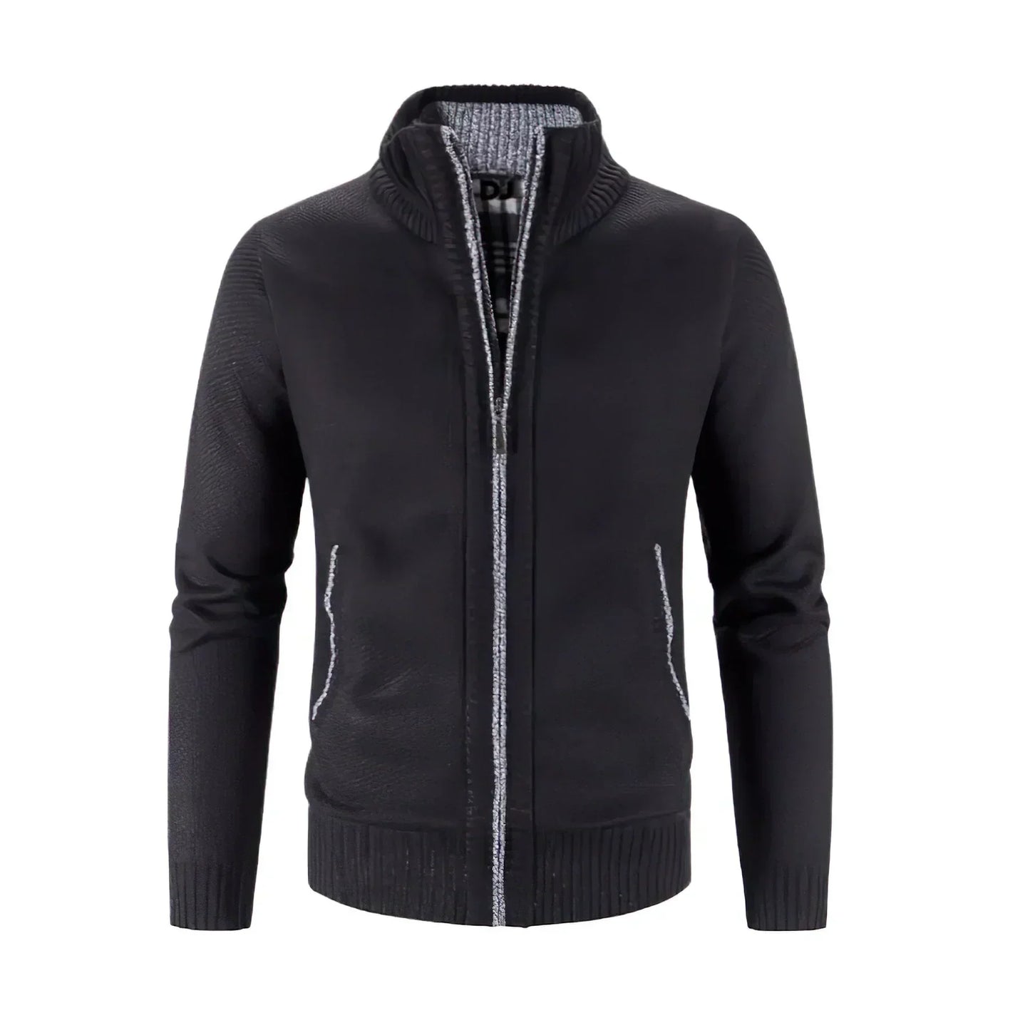 Heren Vest Grofgebreid Rits Vest Warm en Stijlvol