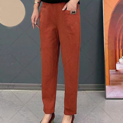 Dames Cotton Broek Comfortabel en Zacht