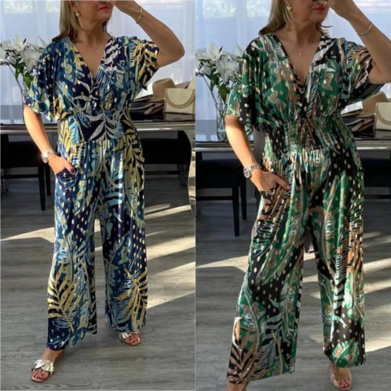 Dames Zomer Bodysuit Plusmaat Elastische Taille