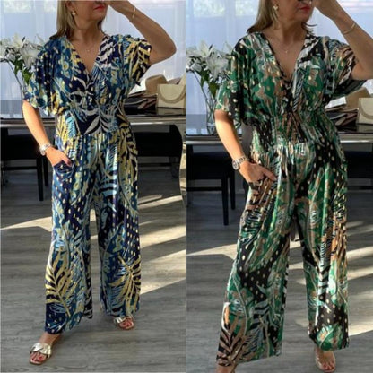 Dames Zomer Bodysuit Plusmaat Elastische Taille