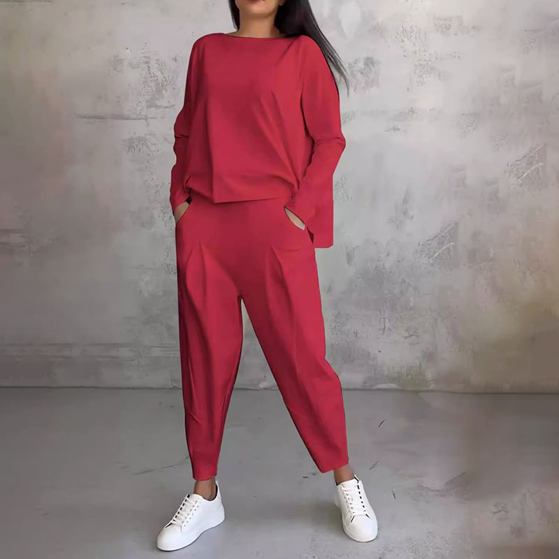Dames Tweedelige Set Stijlvol Comfortabel