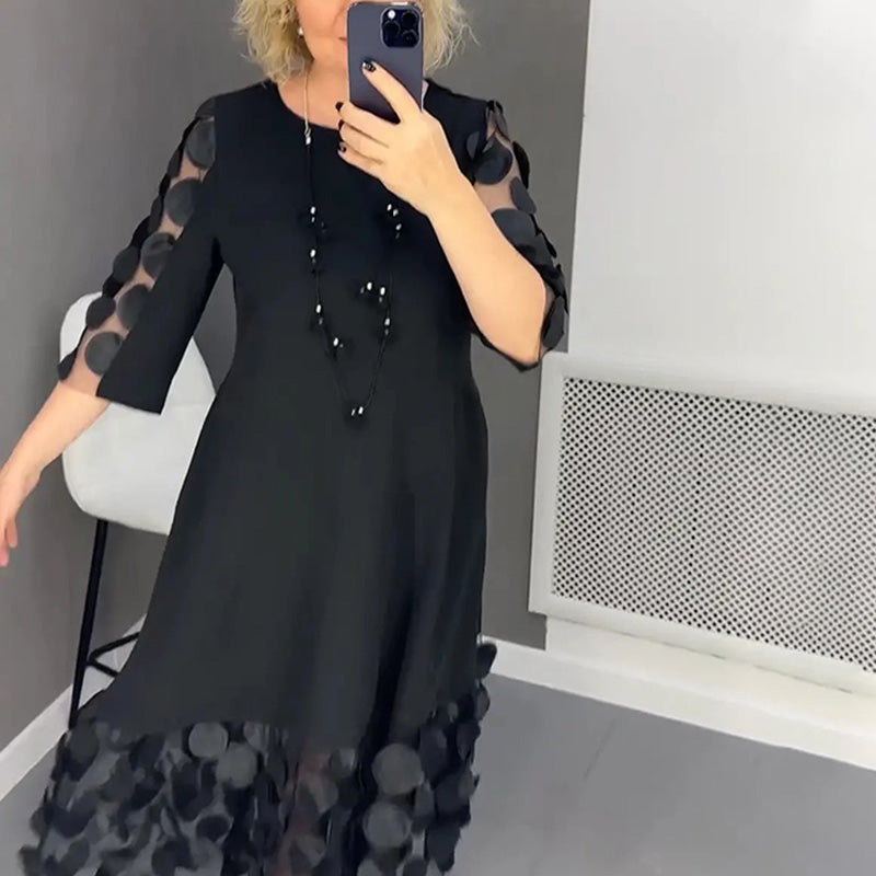 Cecilia | Vrouwelijke Jurk Plusmaat Losvallend Model