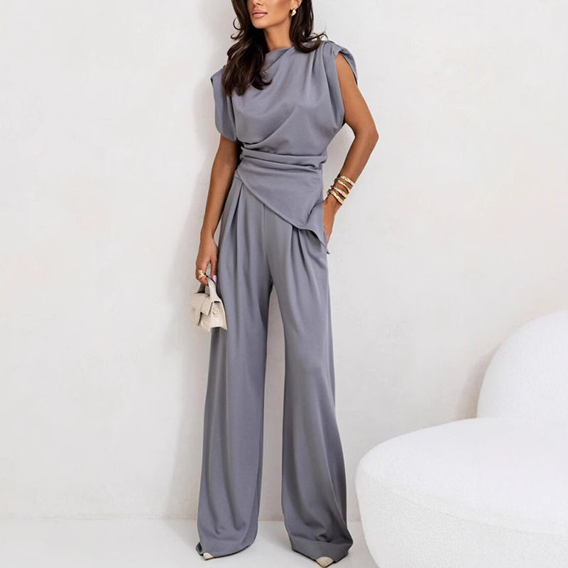 Vrouwelijke Jumpsuit Sportief Model Perfecte Pasvorm