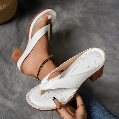 Dames Sandalen Blokhak Elegant Relaxte Pasvorm