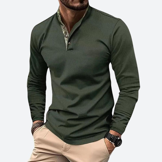 Polo Heren Lange Mouwen Klassiek Comfortabel - StudioMarella