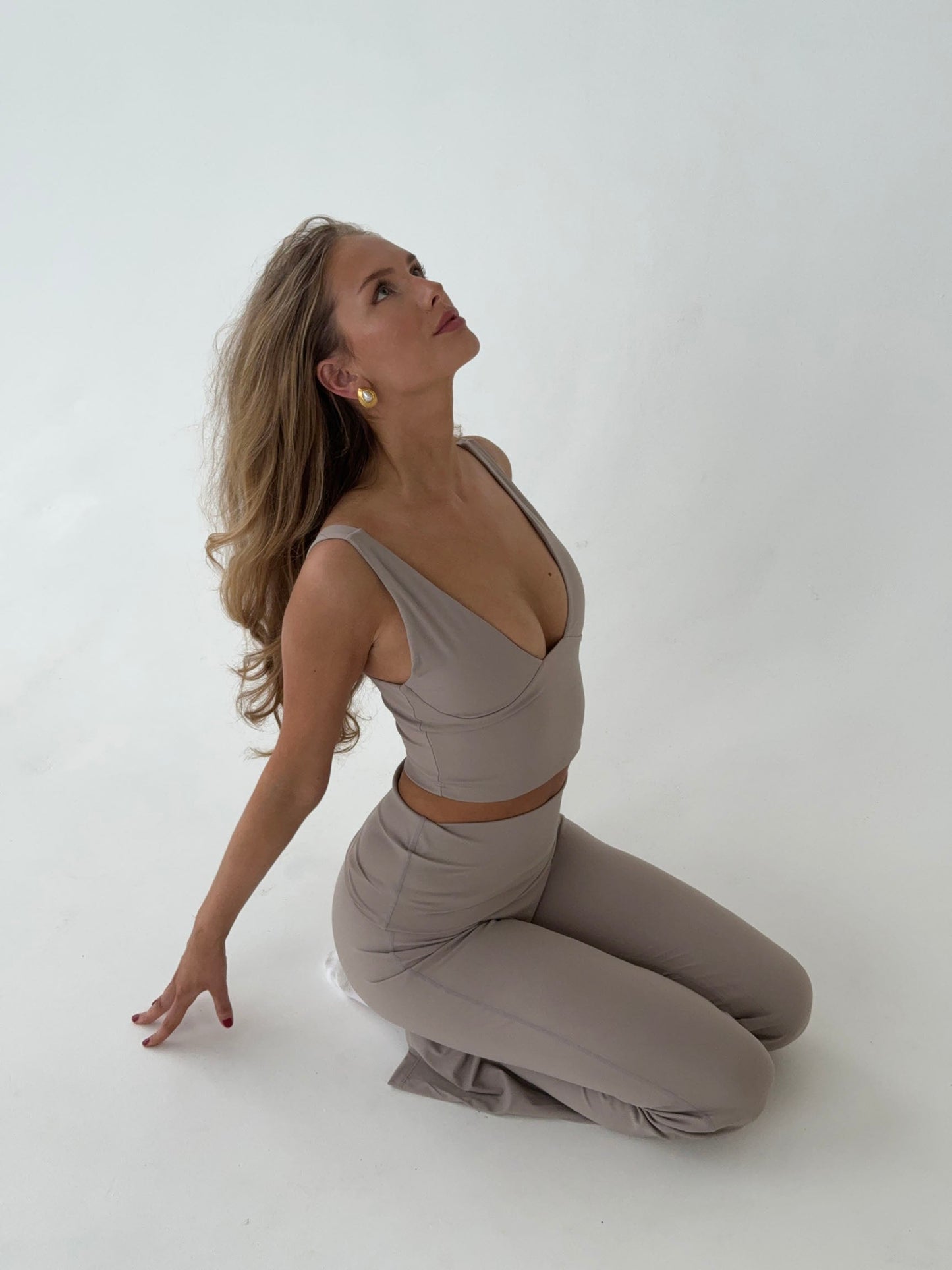Dames Top met V-hals Sportief Design
