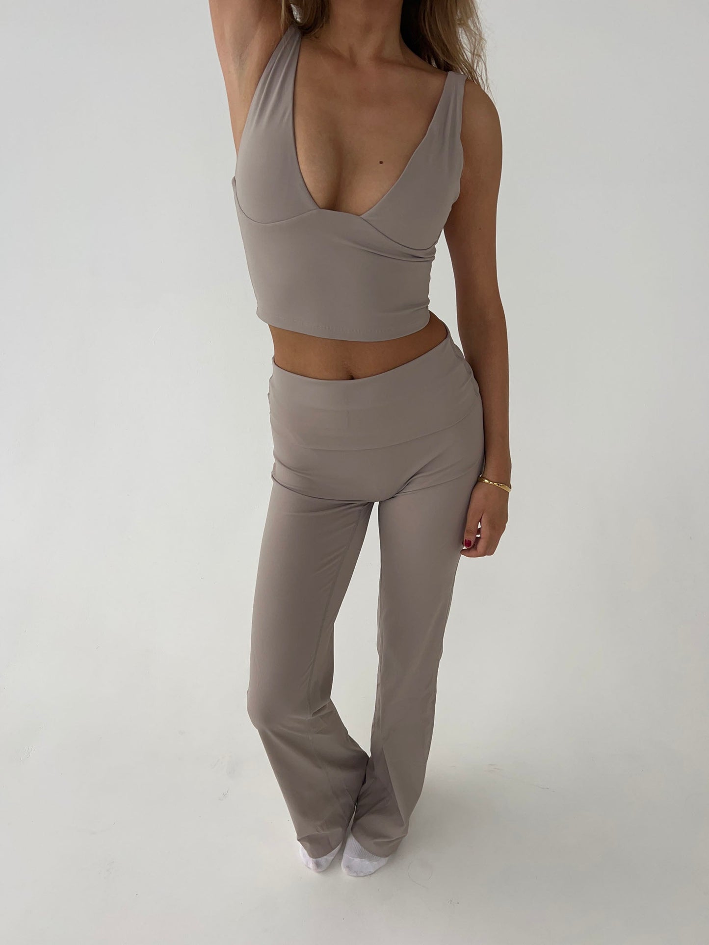 Dames Top met V-hals Sportief Design