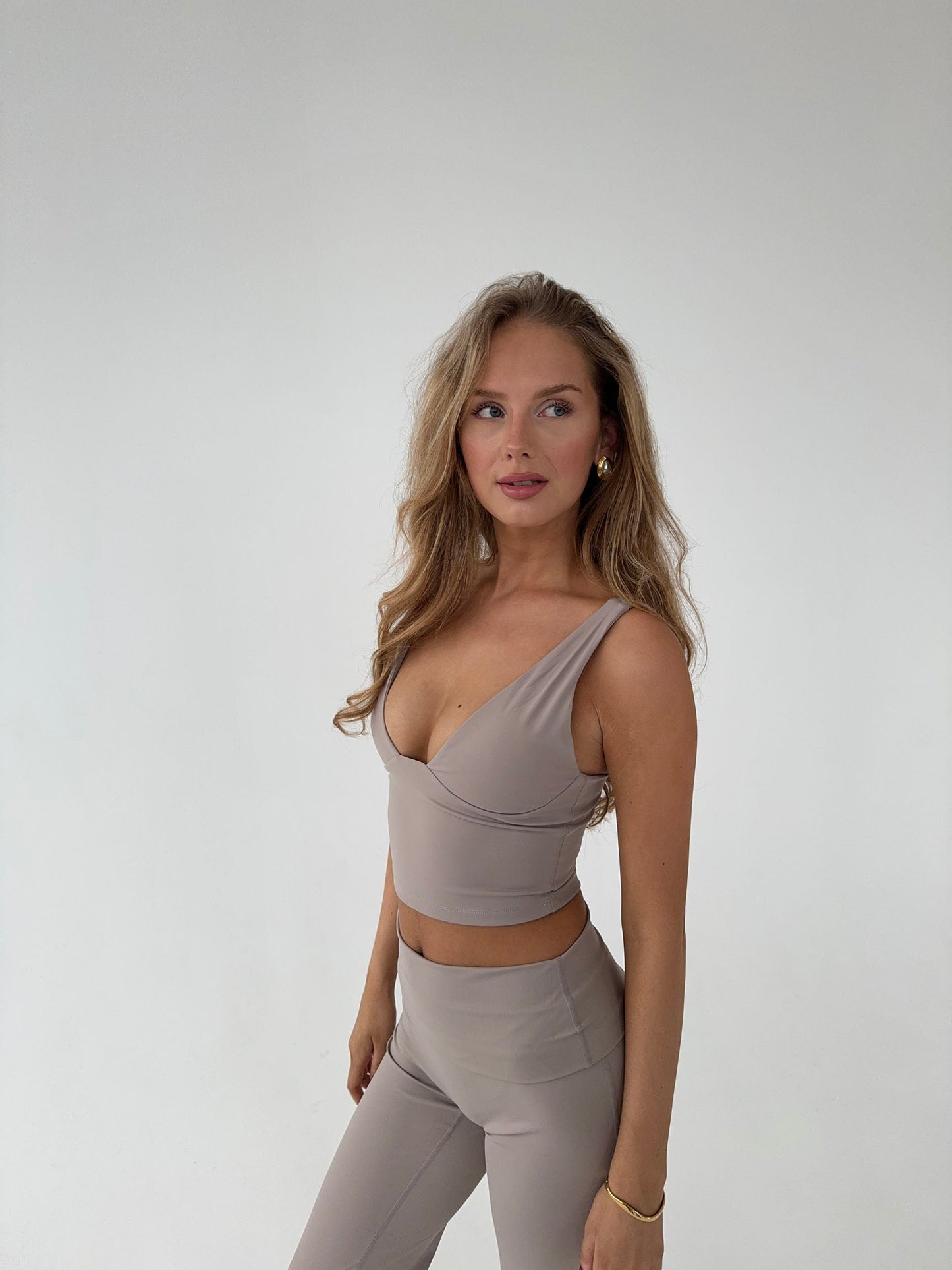 Dames Top met V-hals Sportief Design