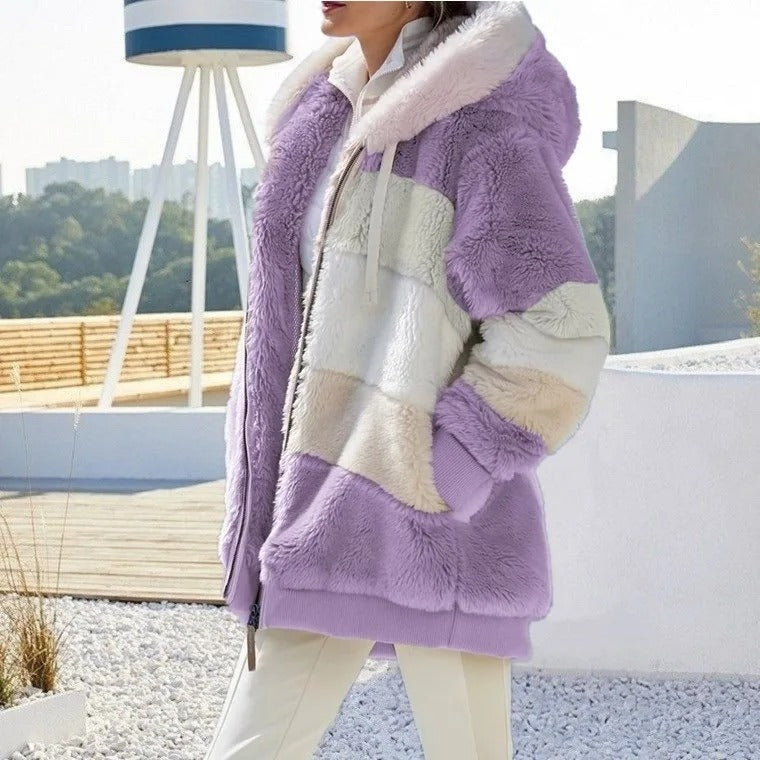 Dames Fleecejack Zacht en Warm Kasjmier Look - StudioMarella