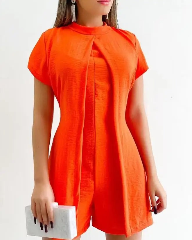 Vrouwelijke Jumpsuit Zomerjurk Lange Mouw