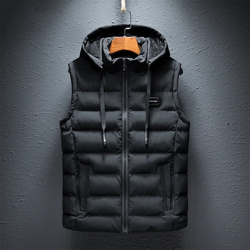 Heren Bodywarmer Warm Gewatteerd Waterdicht