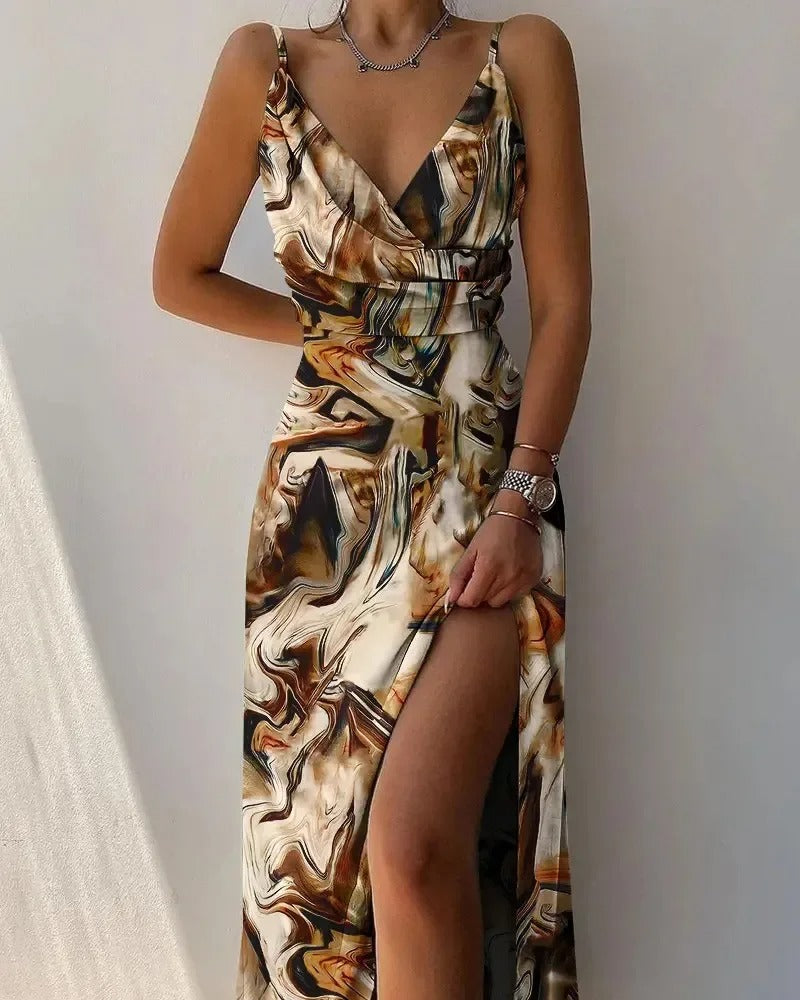 Lange Zomerjurk voor Vrouw Elegante Avondjurk Zomer
